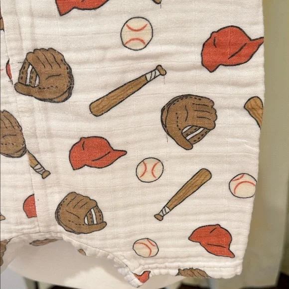 Angel Dear - Boys Baseball Print Romper - Size: 3T - Picture 8 of 10